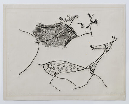 Rolf Nesch, Ausstellungsansicht, VG BildKunst2025, Foto: Frank Kleinbach.