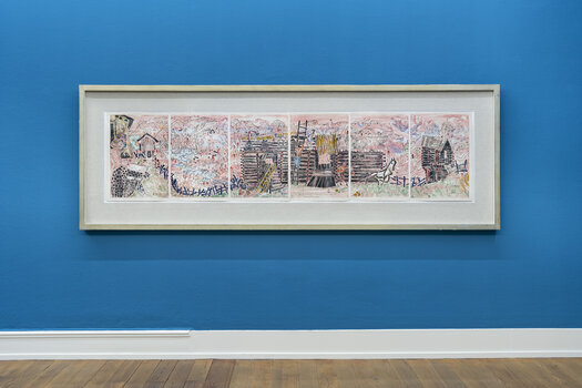 Rolf Nesch, Ausstellungsansicht, VG BildKunst2025, Foto: Frank Kleinbach.